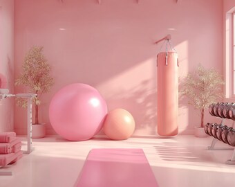 Cute Fitness health Background| gym background| coach back ground| photo overlays| backdrops| photography| health poster