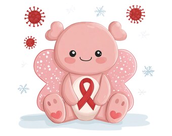 Teddy Health png| kids gift |Health poster| social media flyer| heart| planner stickers| transparent PNG| digital|instant download|