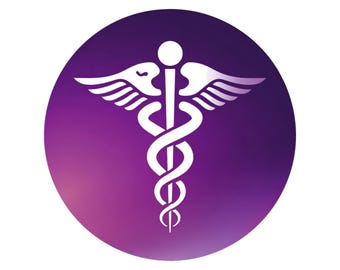 Purple Health png| kids gift |Health poster| social media flyer| heart| planner stickers| transparent PNG| digital|instant download|