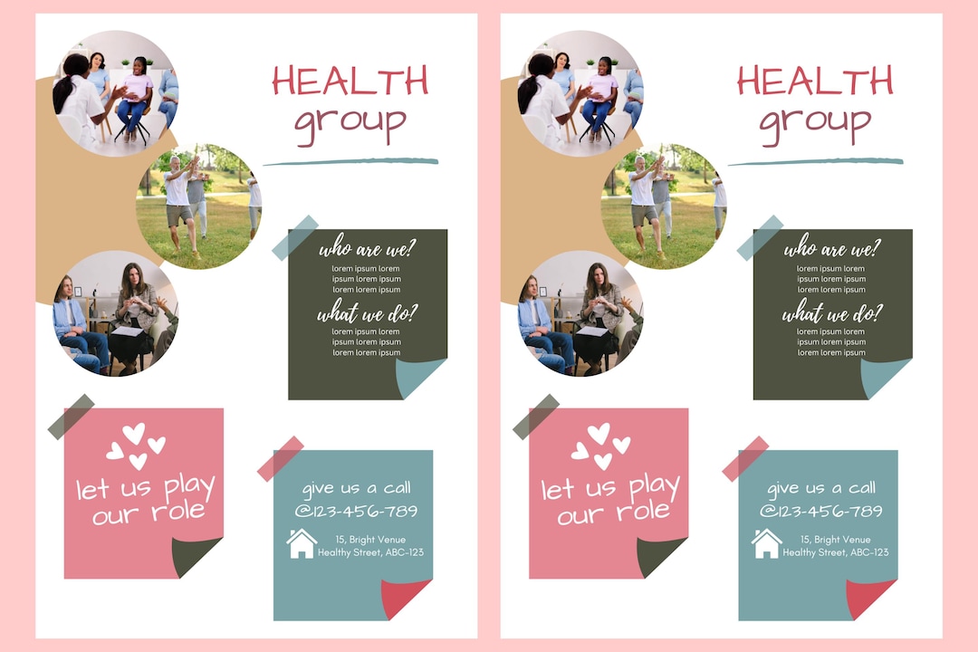 Health Editable Frame Editable Health FLYER CANVA|A4 Flyer Template |health Poster|editable ...