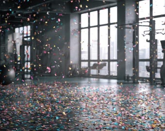 Confetti Fitness health Background| gym background| coach back ground| photo overlays| backdrops| photography| health poster