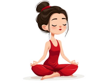 yoga sweet | Fitness png| Health poster| social media flyer| heart| planner stickers| transparent PNG| digital|instant download|