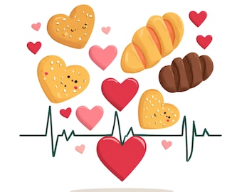 Food Health png| kids gift |Health poster| social media flyer| heart| planner stickers| transparent PNG| digital|instant download|