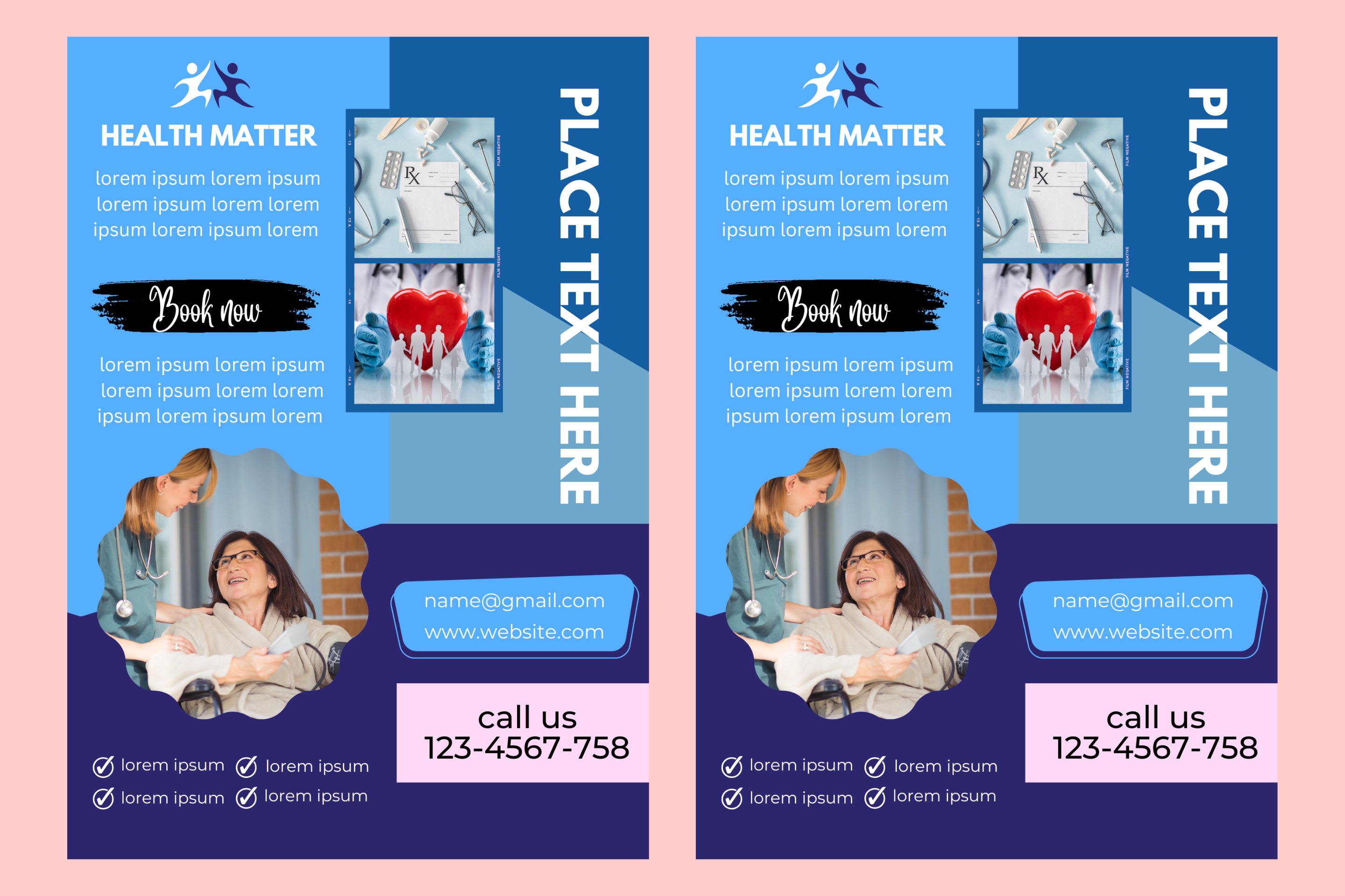Health Editable Frame Editable Health FLYER CANVA| A4 Flyer Template |health Poster| Editable ...
