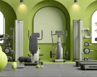 Green Fitness health Background| gym background| coach back ground| photo overlays| backdrops| photography| health poster