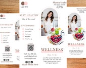 Editable Wellness flyer CANVA| A4 Flyer template |weight loss poster |Fitness flyer| editable |printable |diy| coach|digital|mental health