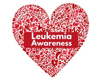 Leukemia Health png| kids gift |Health poster| social media flyer| heart| planner stickers| transparent PNG| digital|instant download|
