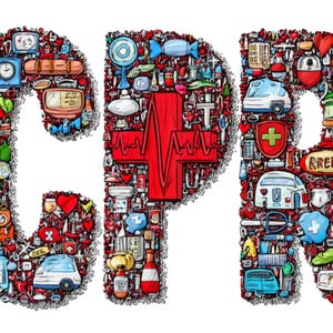 Cpr Background Color Cpr Health Png| Kids Gift |health Poster| Social Media Flyer| Heart ...