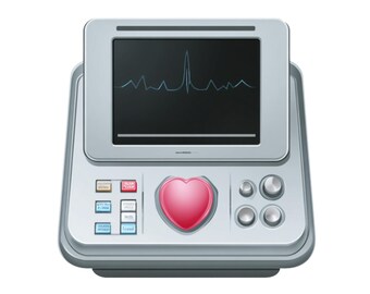 Ultrasound Health png| kids gift |Health poster| social media flyer| heart| planner stickers| transparent PNG| digital|instant download|