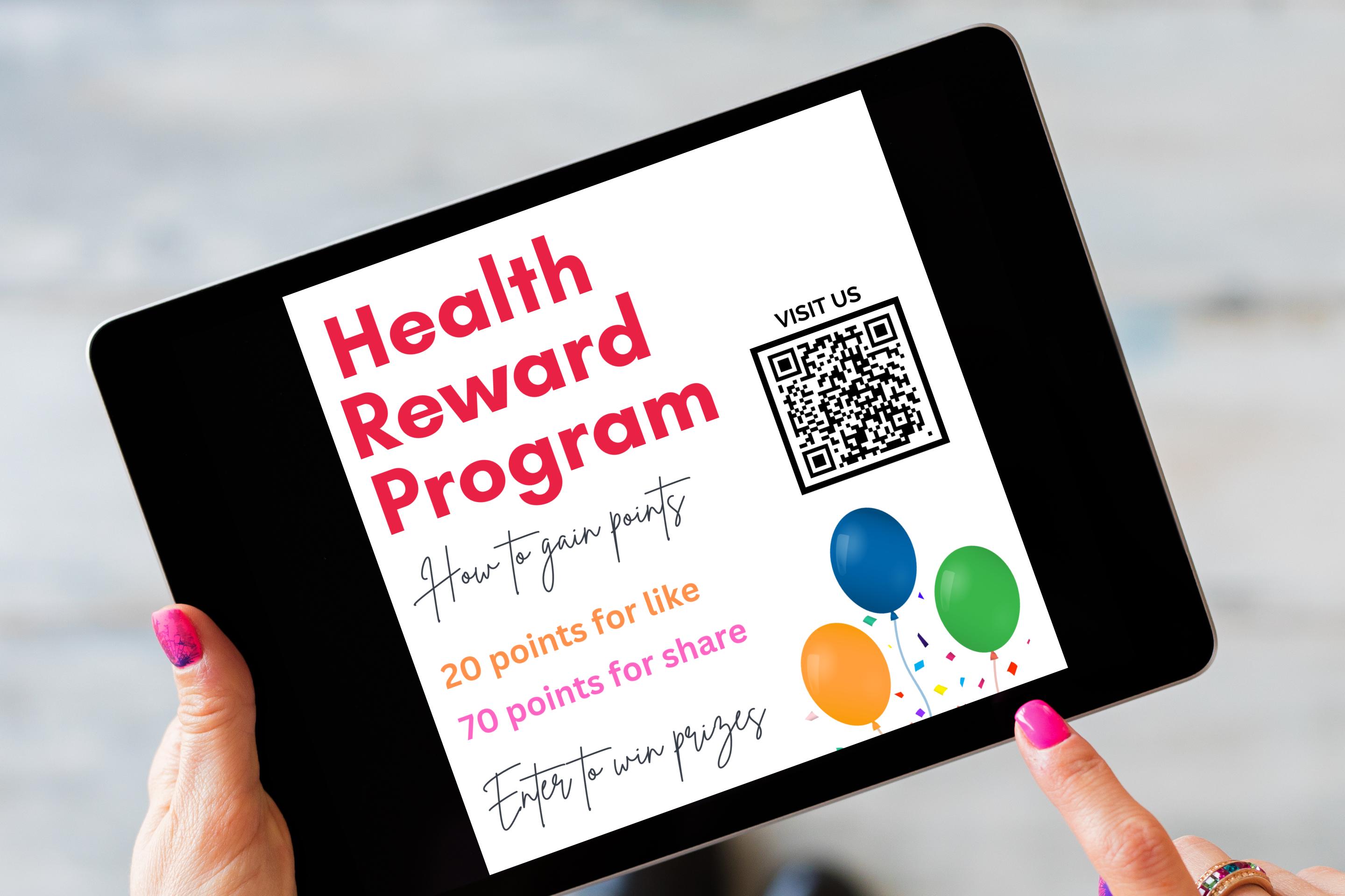 Reward Health FLYER CANVA| A4 Flyer Template |health Poster|editable ...