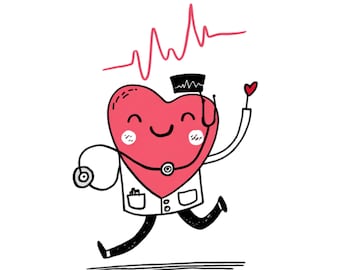 Doctor Health png| kids gift |Health poster| social media flyer| heart| planner stickers| transparent PNG| digital|instant download|