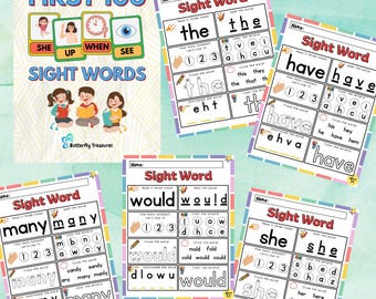 First 100 Sight Words Workbook: Learning to Read