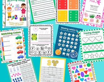 Preschool Busy Book: Early Learning Workbook for Toddlers