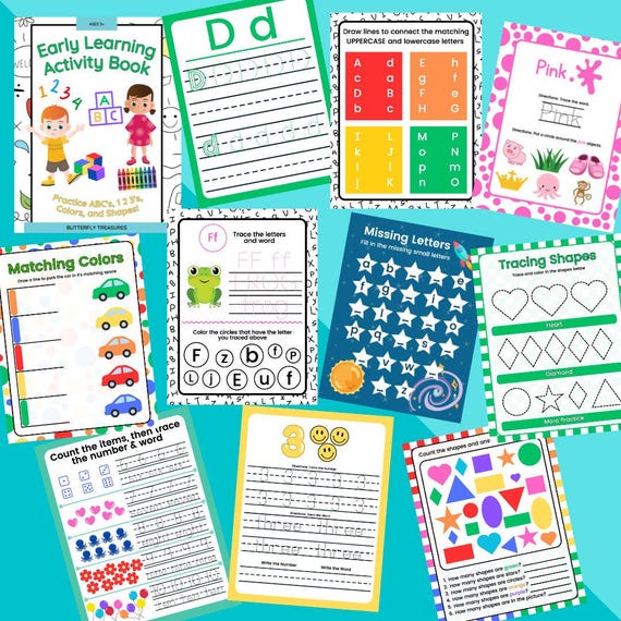 Preschool Busy Book: Early Learning Workbook for Toddlers