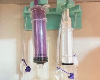 Wall Mounted G-Tube/60ml Syringe Drying Rack