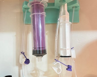 Wall Mounted G-Tube/60ml Syringe Drying Rack