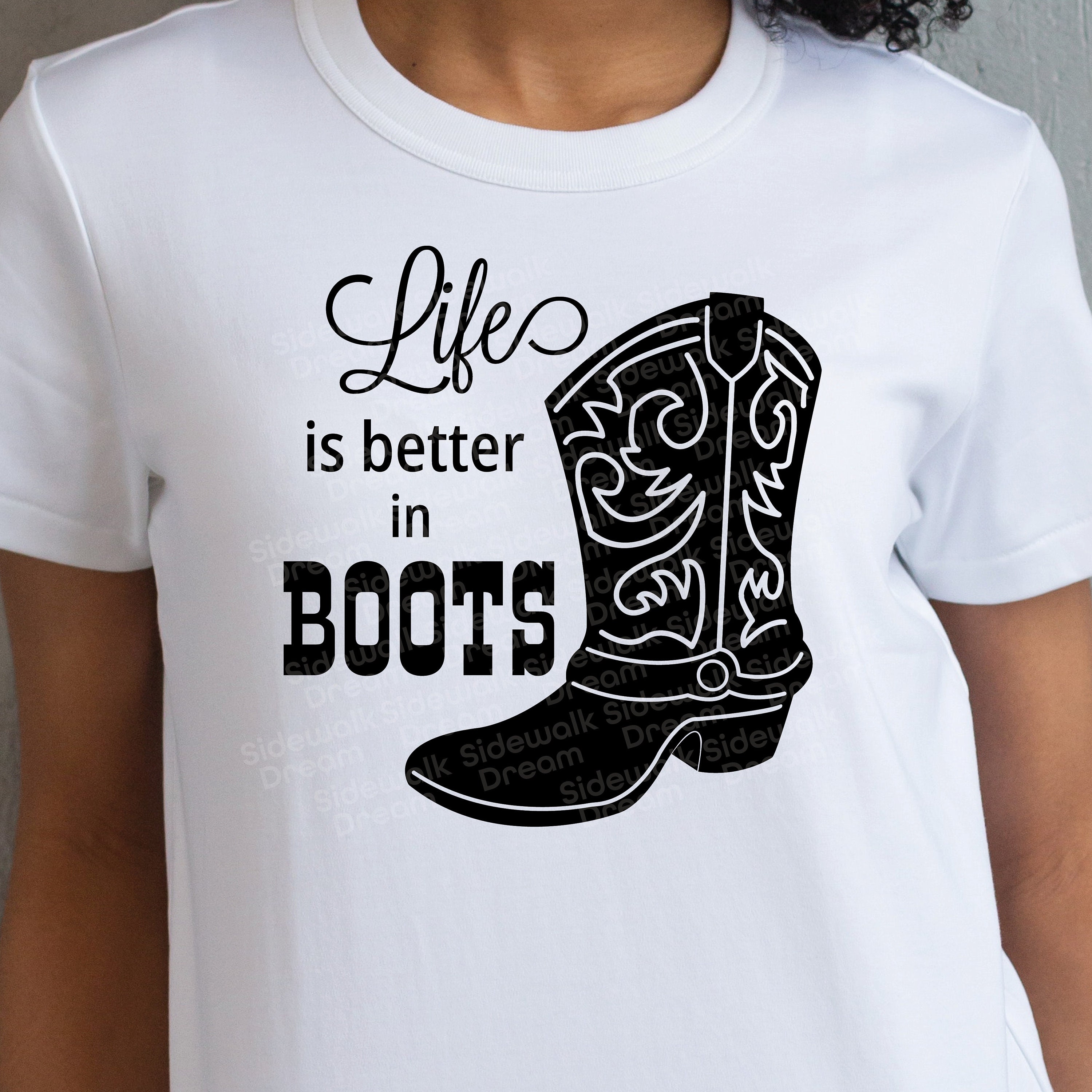 Life is Better in Boots Quote Boots Svg Cowboy Boots Svg - Etsy