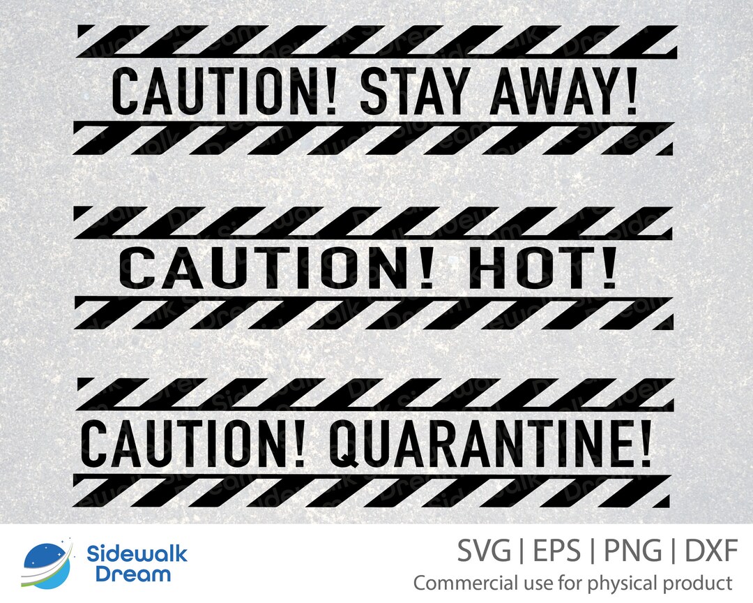 Caution Svg Caution Bundle Svg Caution Tape Svg Caution Svg Quarantine