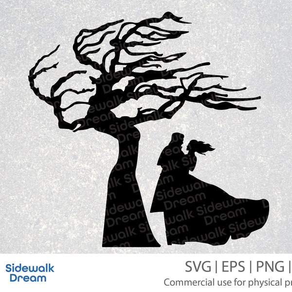 Wuthering Heights svg – Wuthering Heights silhouette svg – Wuthering Heights Heathcliff svg – Heathcliff svg – Heathcliff and Catherine svg