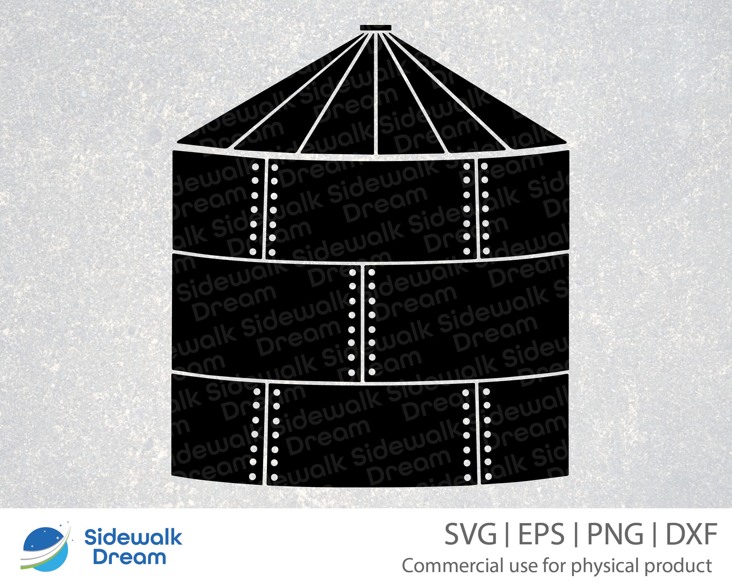 Silo Svg Grain Bin Svg Farm Grain Bin Svg Farm Silo Svg Etsy UK