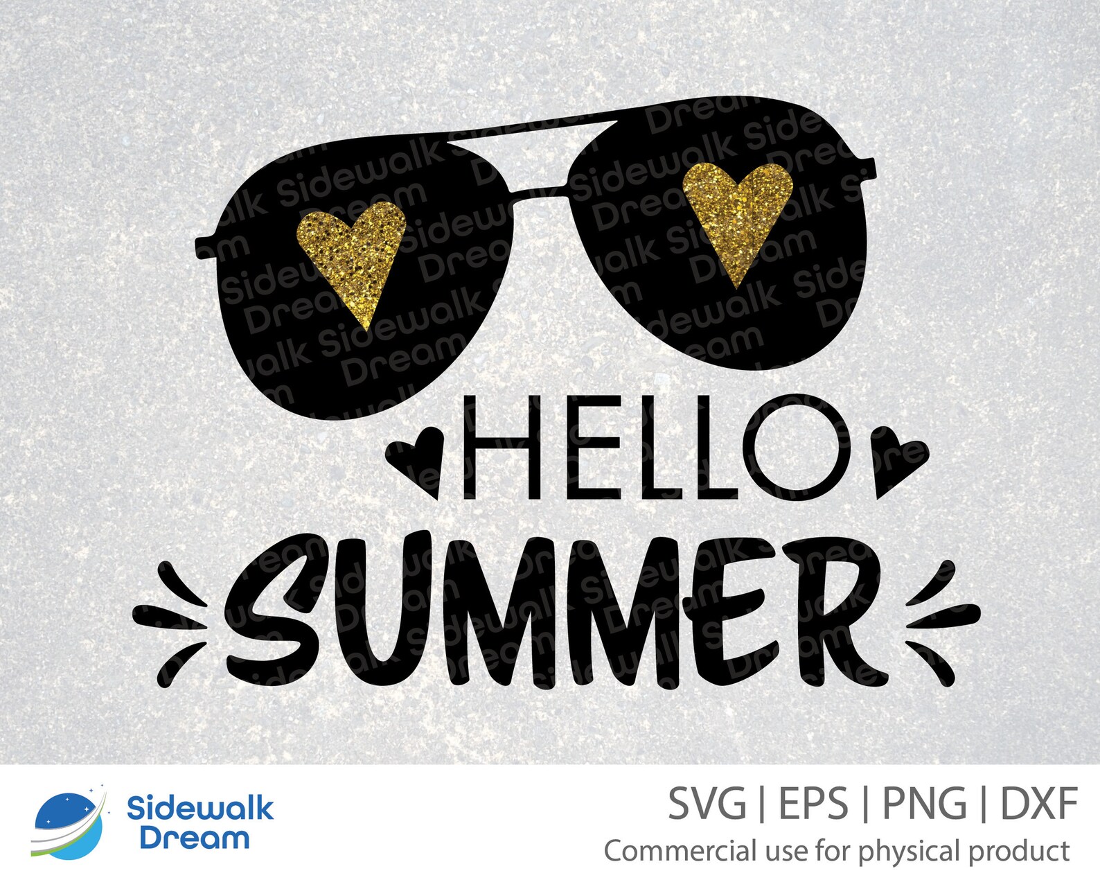 Hello Summer Svg Summer Svg Hello Summer Png Hello - Etsy