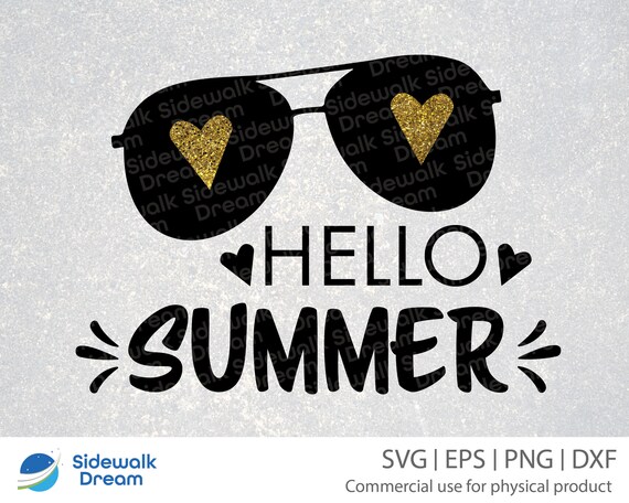 Hello Summer svg Summer svg Hello Summer png Hello | Etsy