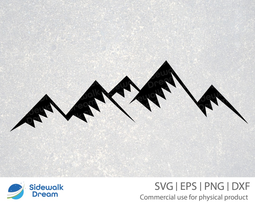 Mountain Svg Mountain Art Mountain Print Mountain Decal - Etsy
