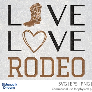 Live Love Rodeo Svg Rodeo Svg cowboy Svg Love Cowboy Svg Love Rodeo Svg ...