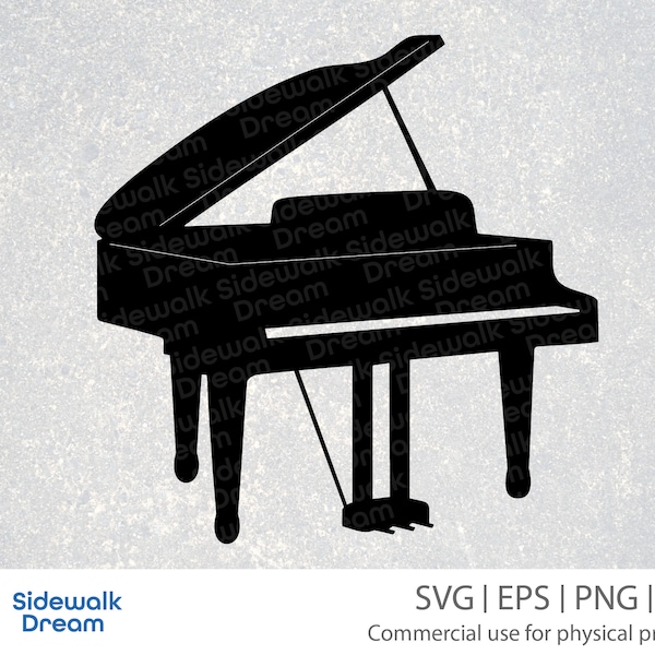 Piano svg – Grand Piano svg – Piano Clipart – Grand Piano Clipart – Piano Silhouette – Grand Piano Silhouette – Grand Piano svg File