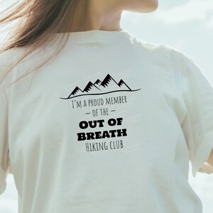 Out of Breath Hiking Club Hiking Club Svg Hiking Svg Hike Club Hiking