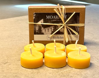 Teelichter "Edition Moarhof" 6x in Geschenkverpackung