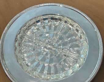 Rogue silver plated dish