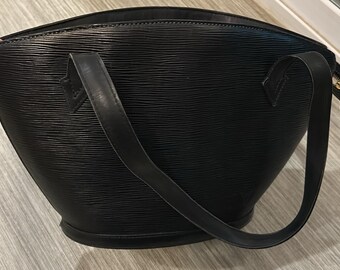 LV black Epi St J Poignees Longues