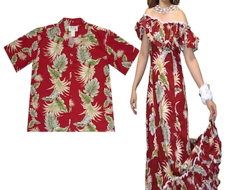 Hawaiian Love Story - Matching Wedding Outfits for Couples | Handmade in Hawaii, USA | Dancing Dress For the Perfect for Birthdays
