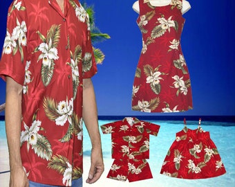 Hawaiian Family Matching Clothes – Cotton Aloha Outfits | Ky’s Handmade in Hawaii | Women’s Tank Dress & Summer Matching Shirts for Family