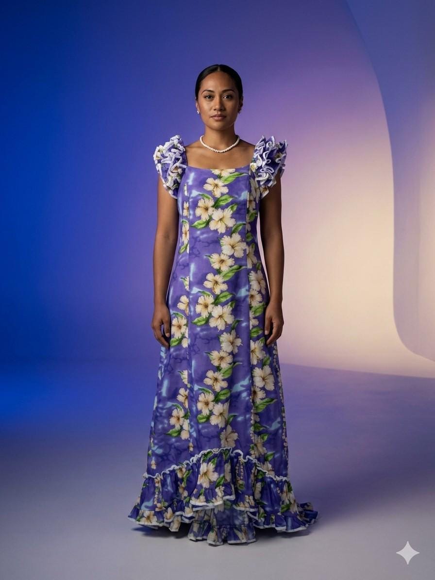 Made in Hawai'i ムームーファクトリー　ロングドレス Lサイズ Made in Hawai'i ムームーファクトリー ロングドレス Lサイズ Long