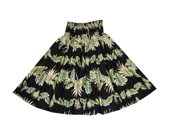 Pa'u Hula Skirt with Tropical Print | Hawaiian Hula Skirt Handmade in Hawaii | Perfect for Hula Dance | Ky's Hawaiian Shirts