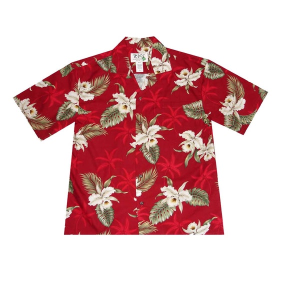 Classic Orchid Hawaiian Shirt Made in Hawaii U.S.A a | Etsy