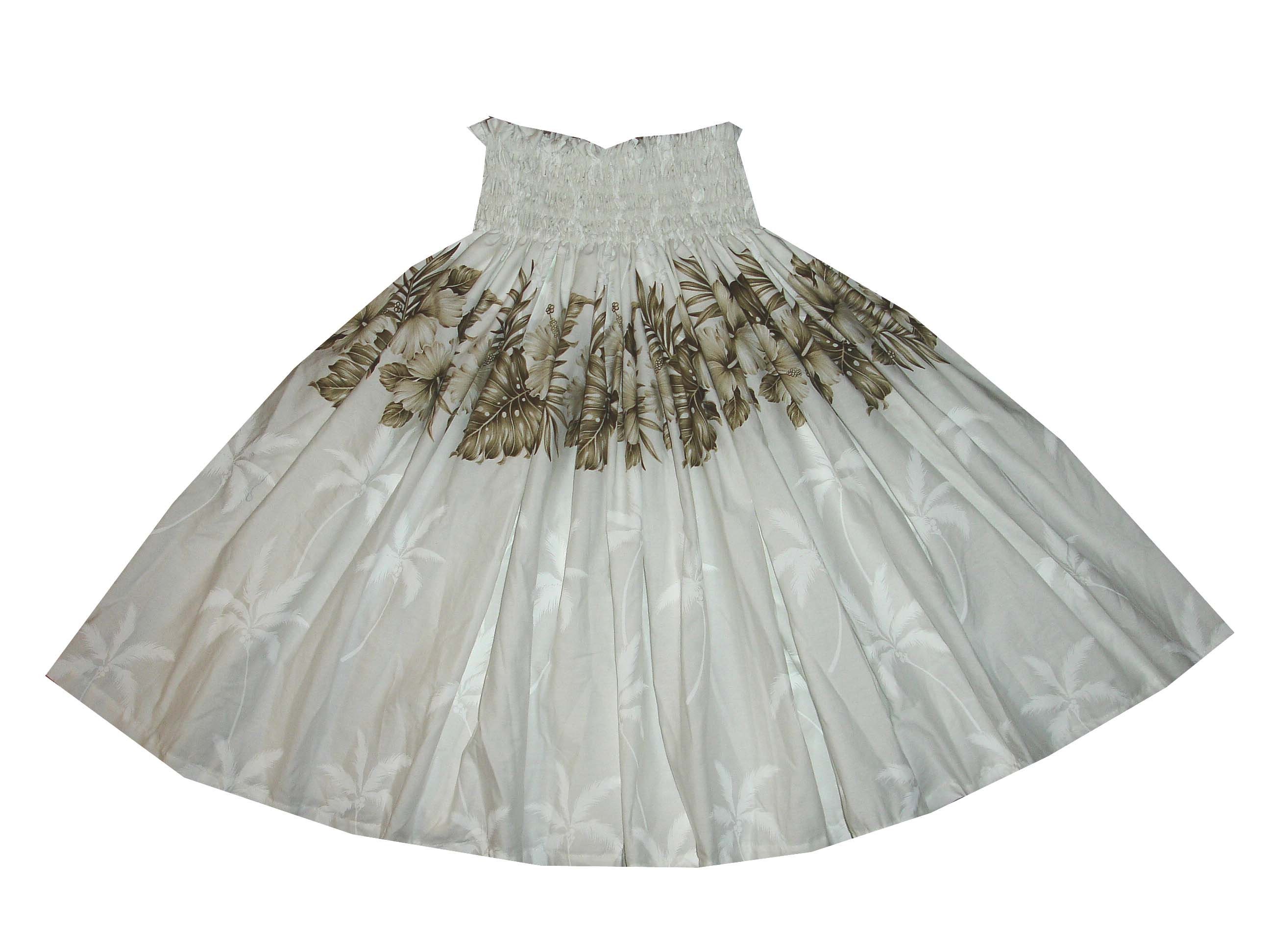 Traditional Pa'u Skirt - Hawaiian Hula Skirt With Original