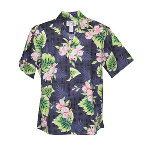 Ohana Island Men's Hawaiian Shirt - Made in Hawaii | Authentic Hawaiian Shirt for Men | Holiday Camp Shirt from Honolulu