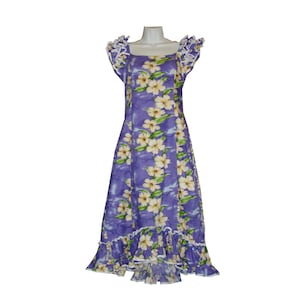 Traditional Hawaiian Muumuu Dress – Yellow Hibiscus | 100% Cotton | Made in Hawaii-USA | Luau Outfit | Hawaii Wedding Dress- Gift for Her