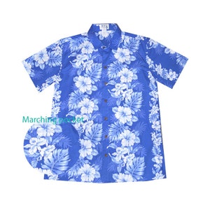 Orchideen Hibiskus Panel Jugend Hawaiihemd Handgemacht lokal in Hawaii | Aloha Freitag Shirt 100% Baumwolle