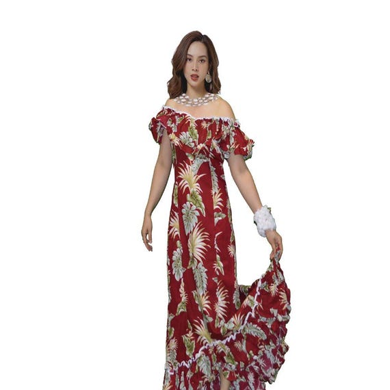 Buy Hawaiian Muumuu Dress With Hawaii Floral Print | Traditional Hawaiian Dress for Weddings & Dance Events | Handmade Gift From Hawaii Online in India - Etsy Buy Hawaiian Muumuu Dress With Hawaii Floral Print | Traditional Hawaiian Dress for Weddings & Dance Events | Handmade Gift From Hawaii Online in India - Etsy