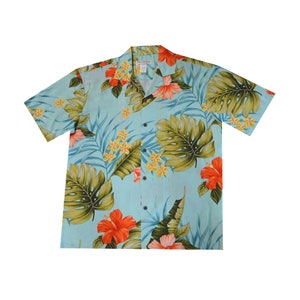 Family Matching Outfits 100% Handmade in Hawaii -USA | Makakilo Hibiscus Off The Shoulder Matching Couple Summer Dress & Shirt