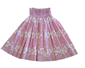 Paʻu Hula Skirt Hibiscus Print | 100% Cotton | Handmade in Hawaii | Traditional Hula Skirt for Women-Hula Dance Costume & Sister Group Gift