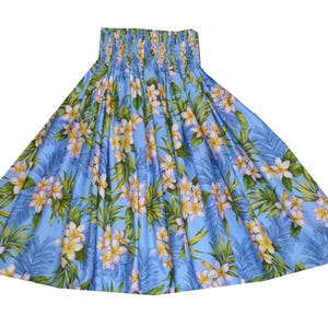 Dole Pineapple Paʻu Skirt Hula Dance - Handmade in Hawaii | Hawaiian Print, 100% Cotton, Ideal Birthday Gift from Honolulu by KY'S image 3