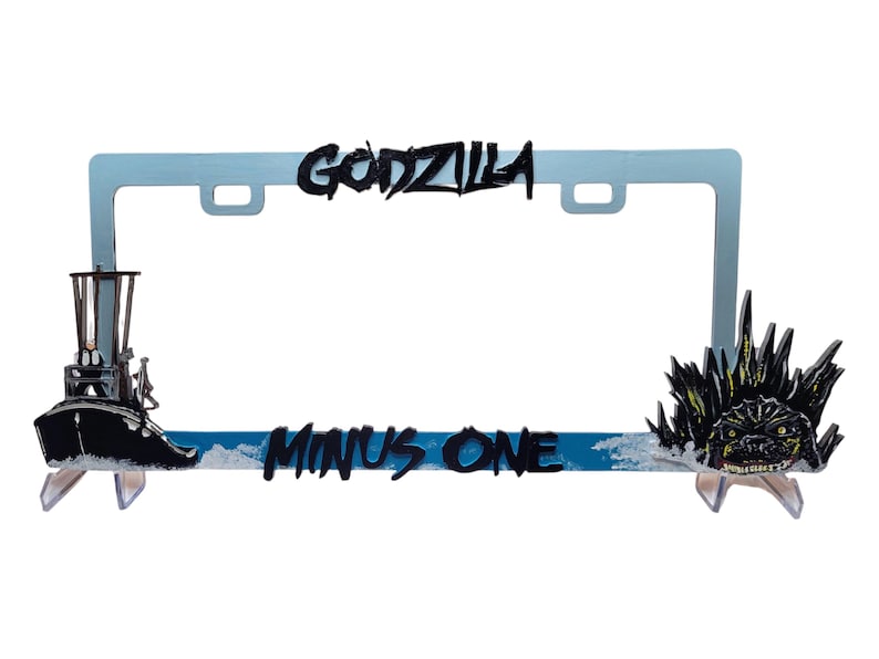 Godzilla Block Lettering Hand Painted
