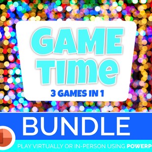 Game Party Pack Bundle - Jeopardy Trivia Zoom Game - PC MAC iPad Compatible -  Downloadable Virtual Party Game - Work Meeting - Icebreaker