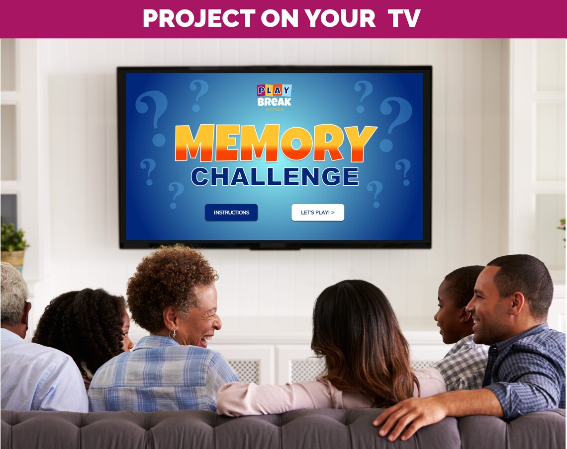 Picture Memory Game - Powerpoint Games for Zoom Party - Games for ...