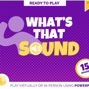 Guess the Sound Game Vol 1 | PowerPoint Games for Zoom Party | Family Game | Birthday Party Games | Virtual Quiz Night Games | Icebreaker